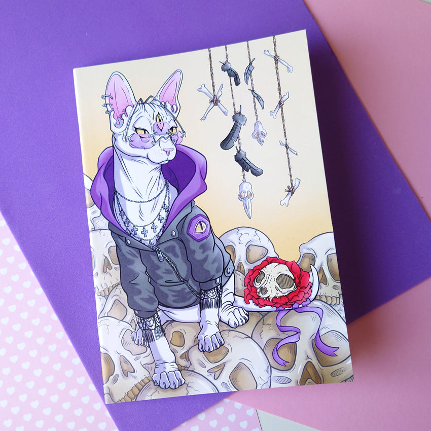 Goth 2.0 Sphynx - Anteckningshäfte A5