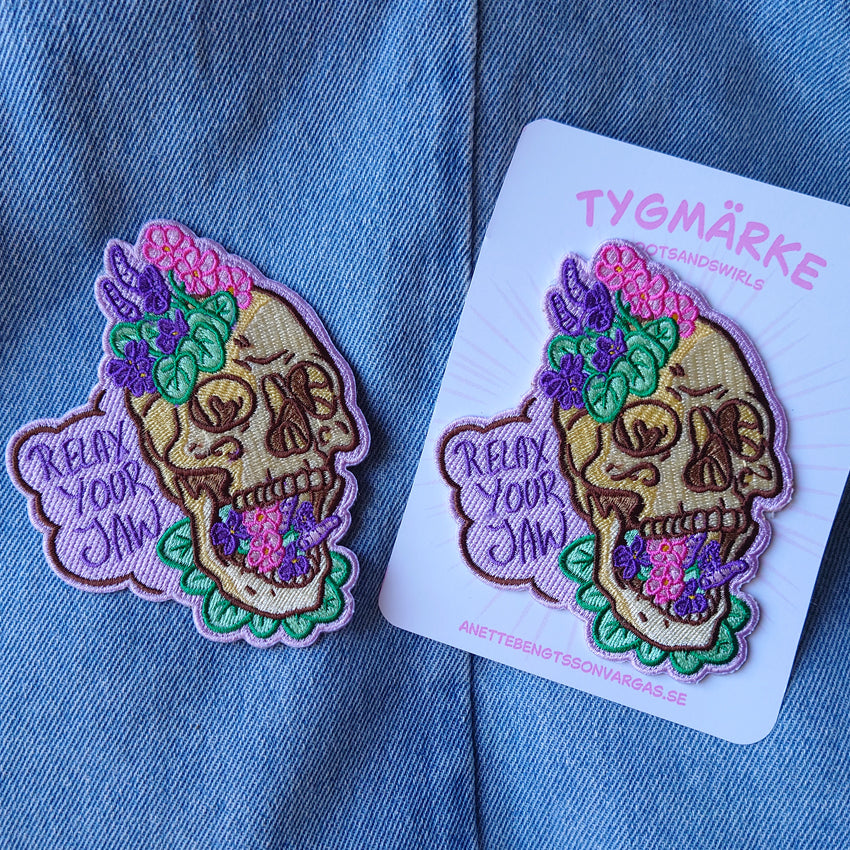 Tygmärke - Relax your jaw