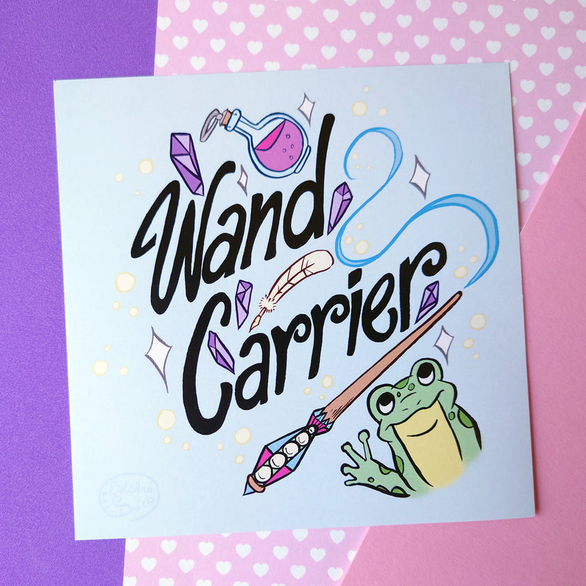 Wand Carrier print
