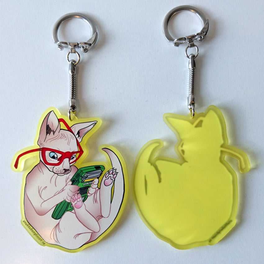 Nyckelring Sphynx Gamer